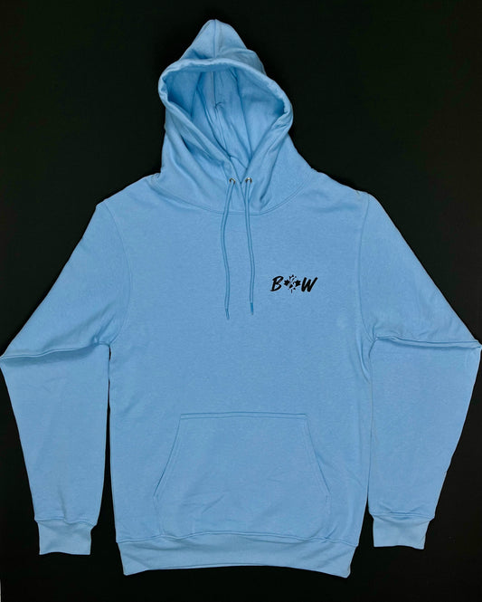 Black and White | Hoodie Unisexe B&W | Bleu pâle
