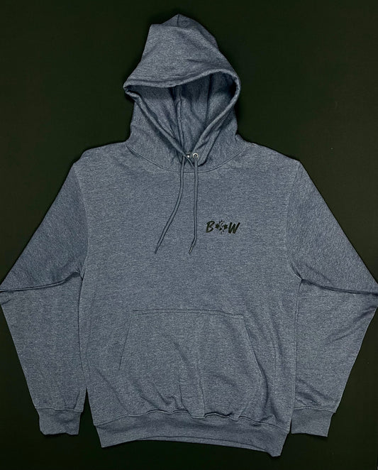 Black and White | Hoodie Unisexe B&W | Marine chiné