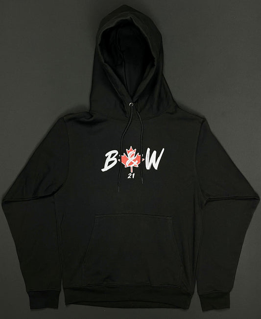 Black and White | Hoodie Unisexe B&W 21 | Noir