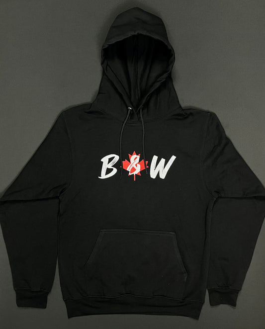 Black and White | Hoodie Unisexe B&W | Noir