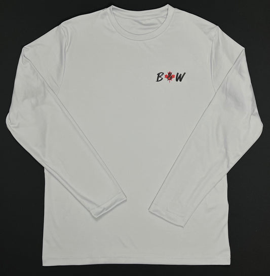 Black and White | T-shirt manche longue Dry-Fit Unisexe | Platnie