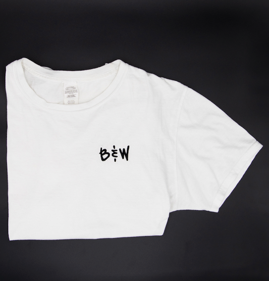 T-shirt blanc B&W